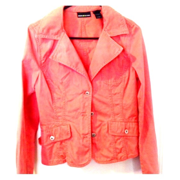 Peach DKNY jacket