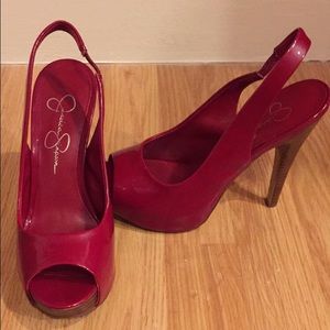 Jessica Simpson Red heels size 6.5