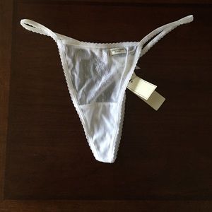 White Gilly Hicks thong