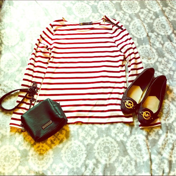 Red Stripped Top