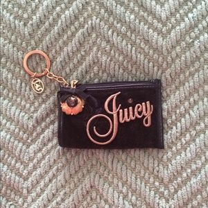 Authentic Juicy Couture Key Ring w/ Card Holder