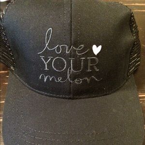 Love your melon snap back hat!