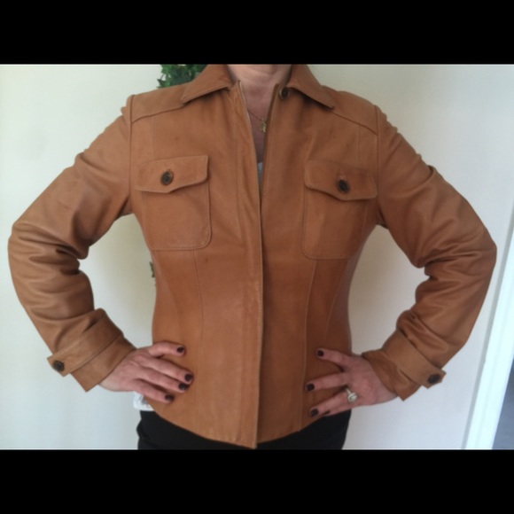Brooks Brothers - woman's 100% Leather Jacket
