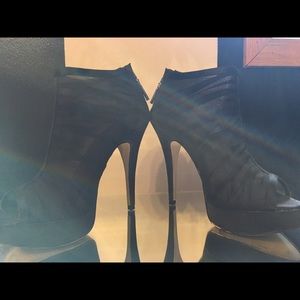 Bakers 5 Inch Peep Toe Ankle Booties
