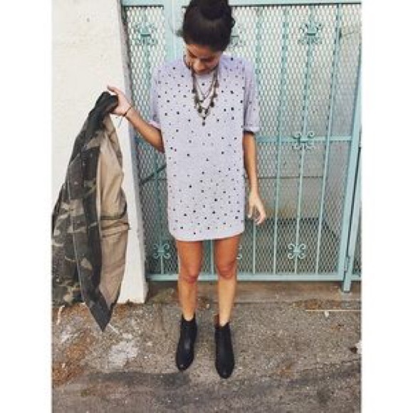 LF Emma and Sam Grey Holey boyfriend Tee
