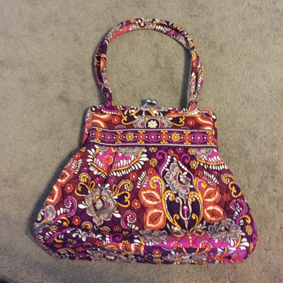 Purple/ orange multicolored Vera Bradley bag