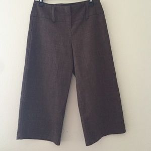 Brown capri dress pants