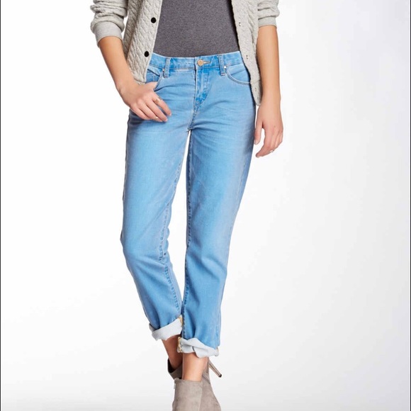 NWT Blank NYC slouched crop jean size 25