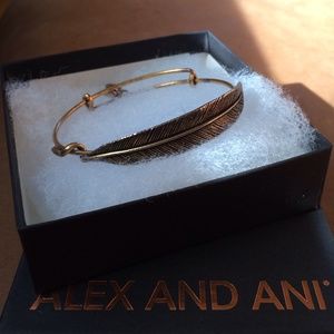 Alex and Ani Quill Feather Wrap