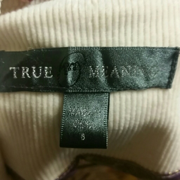 TRUE MEANING Cream Courderoy Blazer - Picture 3 of 3