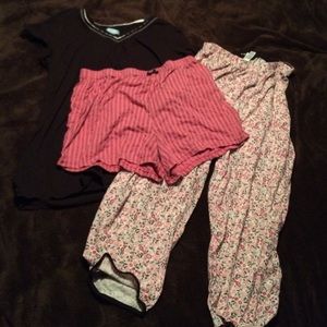 3 piece pajama set