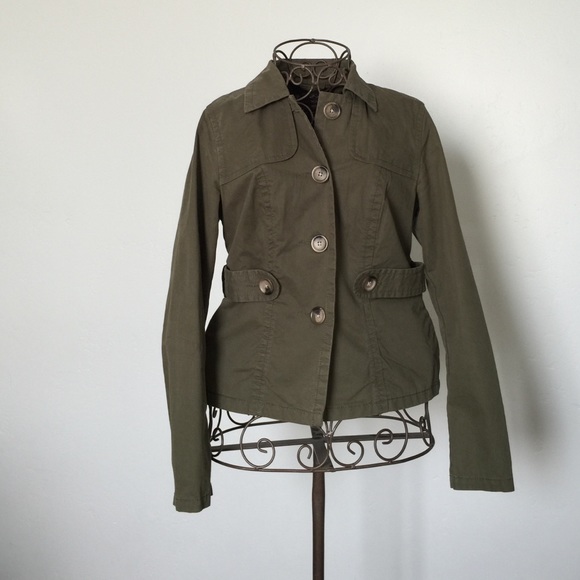 Olive Green Military inspired jacket