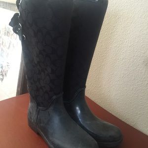 Brand New Authentic Coach Rainboots Size 11