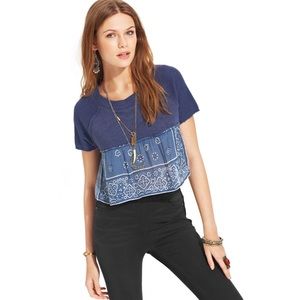 Free People Bandana Going West Top