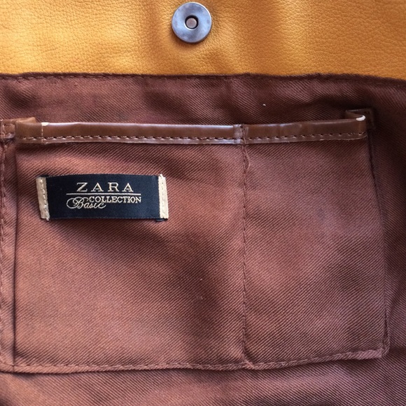 Convertible Yellow Zara Shoulder/Tote Bag - Picture 2 of 3