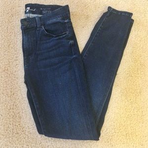 7 for All Mankind High Waisted Skinny Jeans