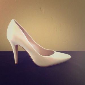 BCBGeneration White Patent Pumps