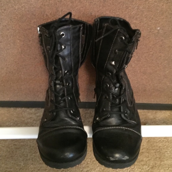 Black Combat Boots