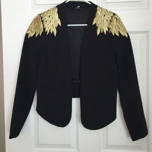Black & Gold Blazer