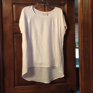 Chicos scoop neck high low tunic