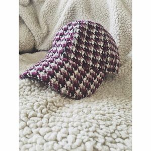 J. Crew Wool Houndstooth Hat