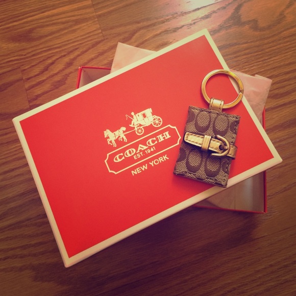 Coach Picture Frame Keychain