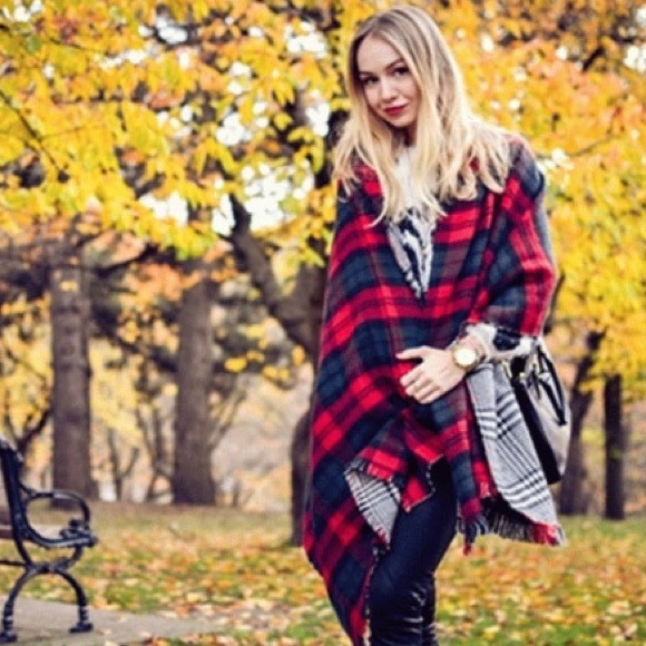 Reversible Tartan Pashmina