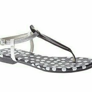 Black and White Sandals for Lane Bryant