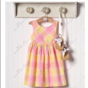 Janie and Jack plaid dress. GUC