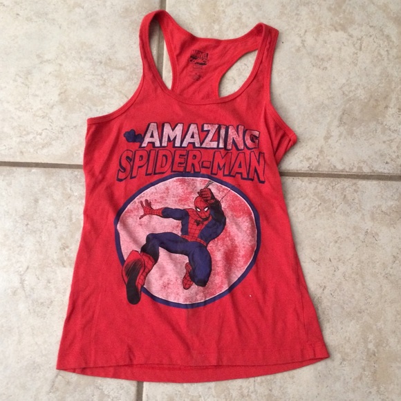 Spider-Man racerback tank top