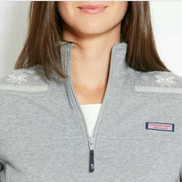 Embroidered Snowflake Shep