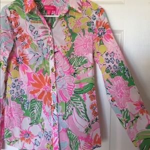 Lilly Pulitzer For Target Button Down-Nosey Posey