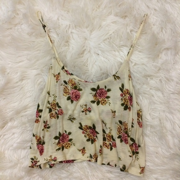 Floral crop top