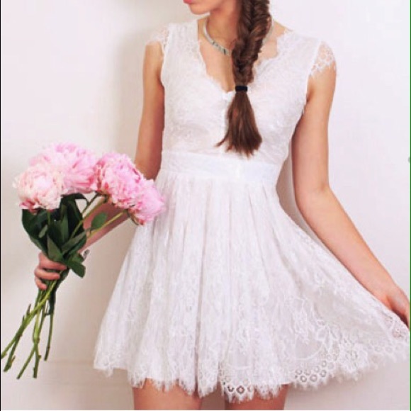 White Lace Dress