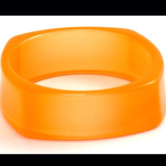 Adia Kibur neon orange resin bangle-NWT! - Picture 2 of 3