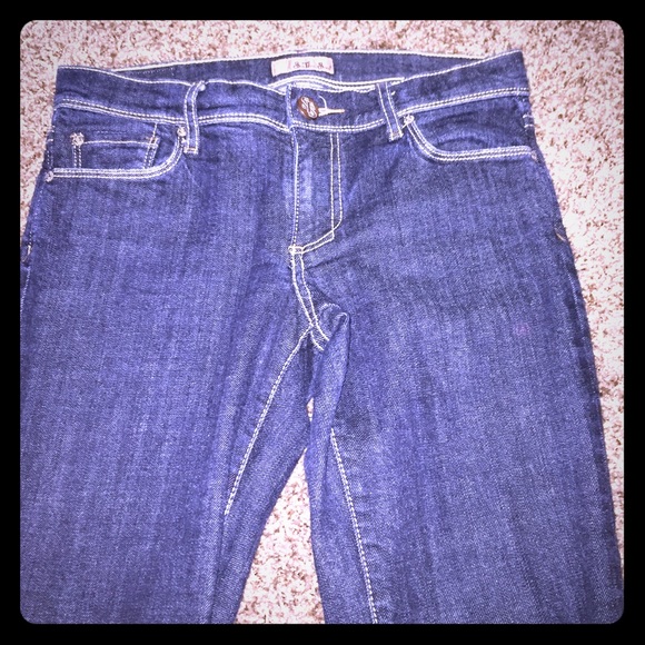 Simple dark denim jeans