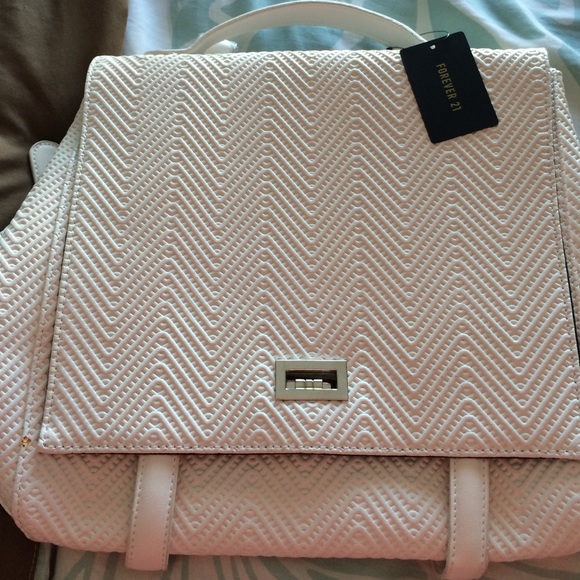 Forever 21 Chevron Textured Backpack