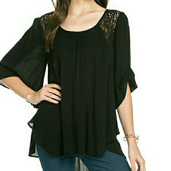 NEW BLACK TOP ❗️CLOSET CLOSING❗️ - Picture 2 of 3