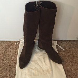 Chloe Brown Suede Boots