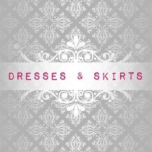 Look below for dresses & skirts