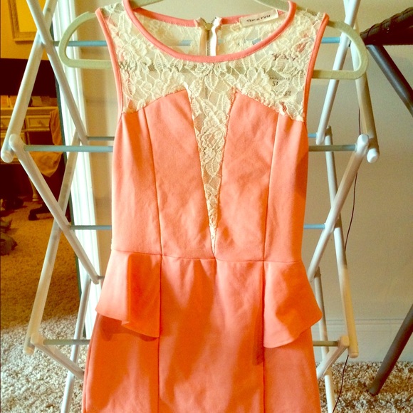 Tea n Rose - coral dress
