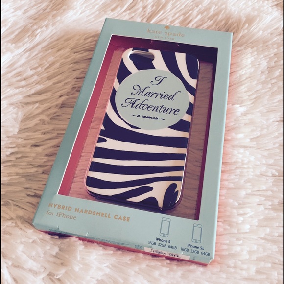 Kate Spade iPhone 5/5s "I Married Adventure"