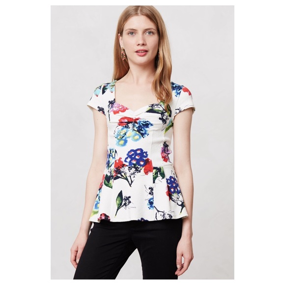 Anthropologie Tops - 🚫SOLD🚫Anthropologie Mignon Peplum Top