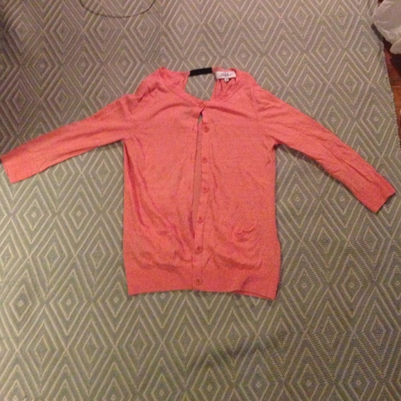 Adorable open-back Tibi sweater