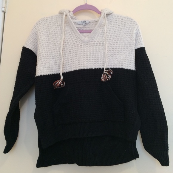 ***SALE***Black and white hoodie