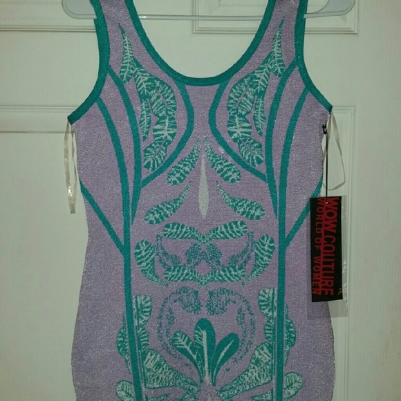 *AUTHENTIC WOW COUTURE BODYCON DRESS - Picture 1 of 4