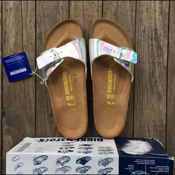 Birkenstock metallic Madrid sandal