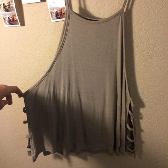 SOLD Open sides halter top - Picture 2 of 4