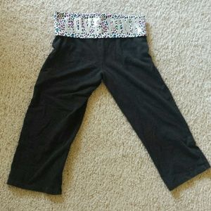 PINK Cropped Yoga Pants