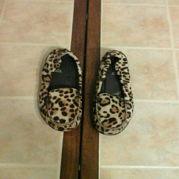 Calf hair leopard  print  loafers